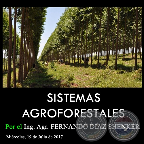 SISTEMAS AGROFORESTALES - Ing. Agr. FERNANDO DÍAZ SHENKER - Miércoles, 19 de Julio de 2017